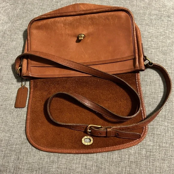 Vintage Coach City Bag #9790 – April 1992 – British Tan – Original Hang Tag - Picture 6 of 14